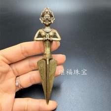 Tibetan Vajra Dorje Buddhist Ritual Tool Handheld Home Altar Ornament Decor New picture