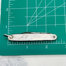 Antique Krusius Brothers Solingen Germany Sterling Silver 1900's Pocket Knife picture
