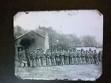 civil war Soldiers on field1865 tintype Quarter Plate C795RP Art Series picture