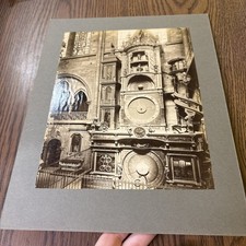 Strassburg Cathedral Interior Clock Vintage German Architecture Photo Strasbourg picture