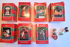 Lot of 10 Adorable Vintage 1990s Enesco Treasury of Christmas Ornaments - NOS picture