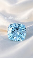 3 Ct Certified Natural Cushion Cut Sky Blue Color D Grade Diamond VVS1 Clarity picture