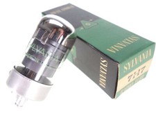 7H7 = VT-190 = CV895 = W148 Sylvania Pentode radio tube tube Valvola NOS NEW picture