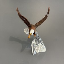 Vintage Franklin Mint Alaskan Wildlife Conservation Trust Bald Eagle on Crystal picture