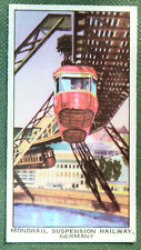 Wuppertal Monorail  SCHWEBEBAHN  Original 1960's Vintage Card   BD10M picture