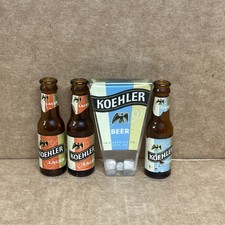 Vintage Koehler Beer Tap Handle and mini Koehler beer bottles picture