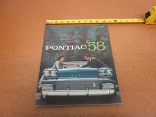 1958 Pontiac Chieftain Star Chief sales brochure 28pgBIG ORIGINAL car literature picture