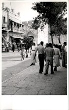 From a Cairo Egypt Group Street Scene Camel c1940s-50s Real Photo Postcard bhn picture