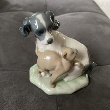 Lladro NAO Porcelain “Dog & Cat in Harmony