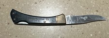 VTG Parker Cut Mustang Pocket Knife Compton Construction Princeton WV picture