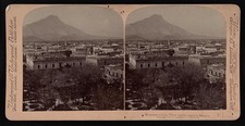 Photo:Monterrey Mexico Plaza Public Square 1901 Mountain City View picture