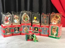 6 ENESCO Ornament Collection DECK THE HALLS/McHAPPY HOLIDAYS/WARMEST WISHES ++ picture