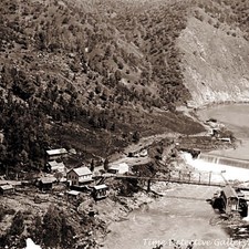 An Aerial View of Bagby, California - Historic Photo Print picture