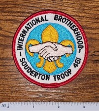 Vintage Boy Scout Souderton Pennsylvania PA Troop 461 Brotherhood BSA Patch picture
