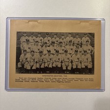 1945 Washington Senators Team Picture Rare Vintage Baseball Antique picture