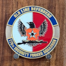 175th Security Forces Squadron Old Line Defenders Challenge Coin  W#29 picture