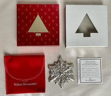 1998 Wallace Sterling GRANDE BAROQUE SNOWFLAKE Tree Ornament 1ST Edition picture