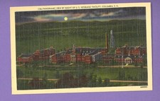 SOUTH CAROLINA -COLUMBIA,PANORAMIC VIEW BY NIGHT,U.S. VETERANS' FACILITY PC 1863 picture