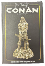 Frank Frazetta’s Conan The Barbarian 2022 Limited Edition Holiday GOLD Ornament picture