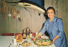 Mama Pappas Louis Pappas Riverside Restaurant Seafood Greek Salad Postcard picture