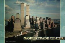 World Trade Center and Skyline of NYC, Twin Towers, New York City --- Postcard picture