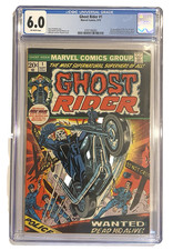 Ghost Rider #1 1973 CGC 6.0 WHITE PAGES Marvel Daimon Hellstrom Blaze NEW CASE picture