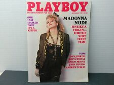 VINTAGE PLAYBOY MAGAZINE SEPTEMBER 1985 MADONNA NUDE LAST STAPLED ISSUE picture