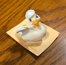 George Good Painted Porcelain Duck Figurine Designed by Freeman Taiwan picture