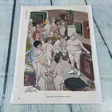 1972 Sexy Adult Cartoon National Anthem Vtg Print Ad/Poster Pinup Magazine Page picture