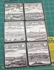 Vintage Made In West Germany Schuberth Coasters Set of Six Landmarks Pfeiffer + picture