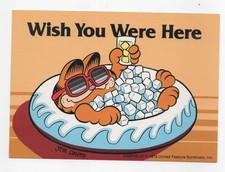 P2020 Jim Davis Garfield Can You Say Write 1978 Postcard Not Posted NM picture