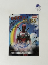 2025 Topps Chrome Deadpool #NA-PM Paul Mullin as Welshpool Best Bubs Auto 04/10 picture