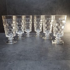 Westmoreland Glass 1000 Thousand Eye Iced Tea Footed Glass picture