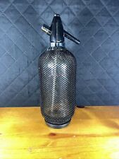 Vintage Kovocas Merkuria Glass Metal Mesh Soda Siphon Seltzer Bottle picture