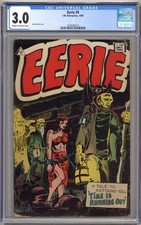 EERIE #9 3.0 CGC 3.0 CREAM TO OFF-WHITE PAGES I.W. ENTERPRISES picture