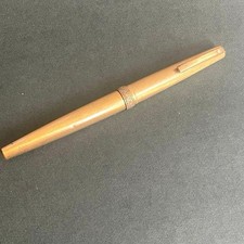 Shafer Fountain Pen Gold Engraved 14k Gold Vintage 585 #a6be7c picture