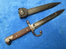 ANTIQUE ORIGINAL US M1895 REMINGTON ROLLING BLOCK KNIFE BAYONET AND SCABBARD picture