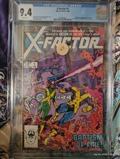 X-Factor #1 CGC 9.4 White Pages Marvel Comics 1986 First Appearance picture