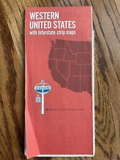 1970 Standard Oil Western US American Interstate Strips Highway Travel Road Map picture