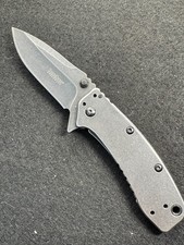Kershaw 1556BW Cryo II Folding Pocket Knife Hinderer Design BlackWash Finish picture