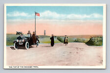 The Top of the Mohawk Trail Spirit Mountain Divided Back Postcard Cars picture