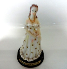 EMPRESS ELISABETH (1837-1898) 3.5 in. Wood Base Hand Painted Art Figurine picture