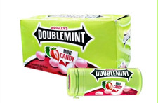 [BUNDLE OF 12] WRIGLEY'S DOUBLEMINT CHEWY MINTS TUB 30G STRAWBERRY CANDY FLAVOUR picture