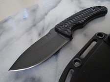 Schrade Mini Wolverine Fixed Blade Hunter Knife Full Tang Teflon 65MN G10 New picture