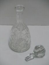 VINTAGE NOBLE EXCELLENCE CRYSTAL HANDCUT DECANTER WITH STOPPER VERY PRETTY picture