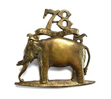 Victorian 78th Highland Ross-shire Buffs Regiment Of Foot Glengarry Badge picture