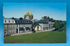 Vintage Quebec City Postcard Chateau Frontenac Rue Ste Genevieve Canada Chrome picture
