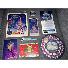 2022 Disney Mickey’s Very Merry Christmas Party Print Poster Guide Grinch Epcot picture