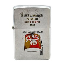 1961 Zippo Syria Temple 85th Anniversary Lester L Bartlett picture