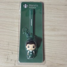STARBUCKS Keychain My Starbucks Rewards Barista Japan China Black Hat Large picture